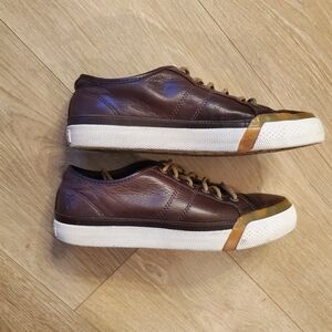 Frye Men's Brown Leather Sneakers